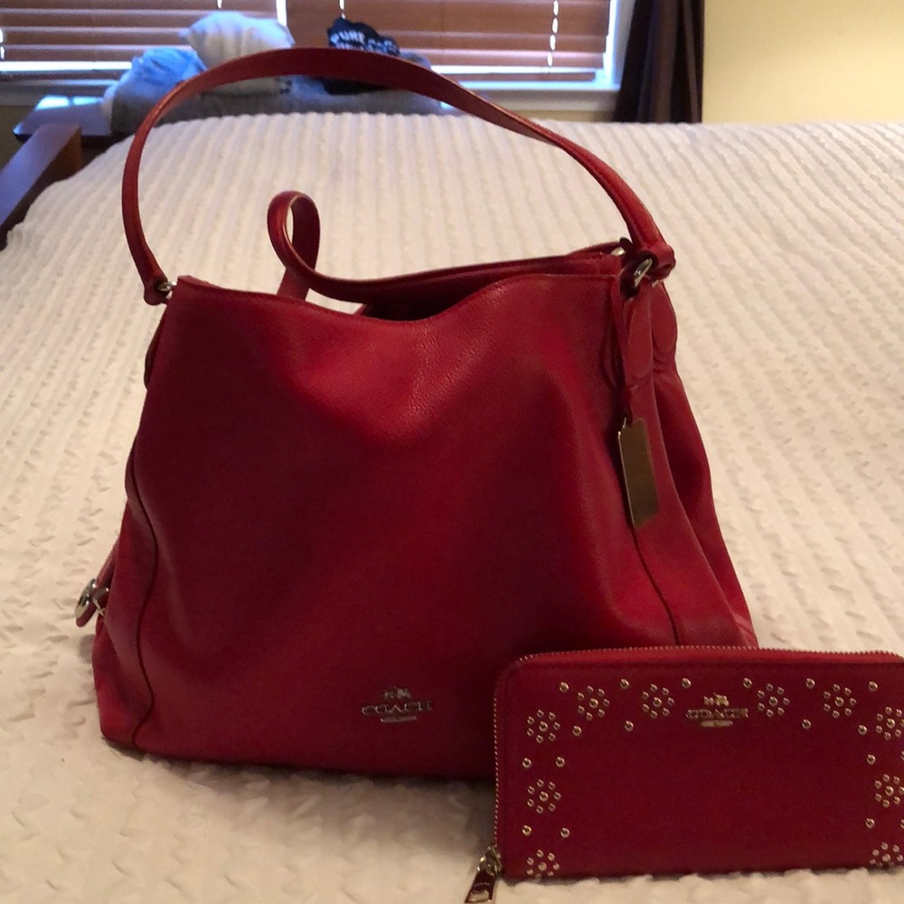 Coach Bag And Matching Wallet
